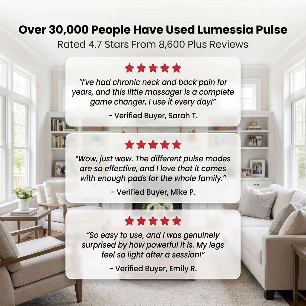 Lumessia Pulse – What 60 Years Of Clinical Rehab Science Can Now Do For You At Home In 15 Minutes